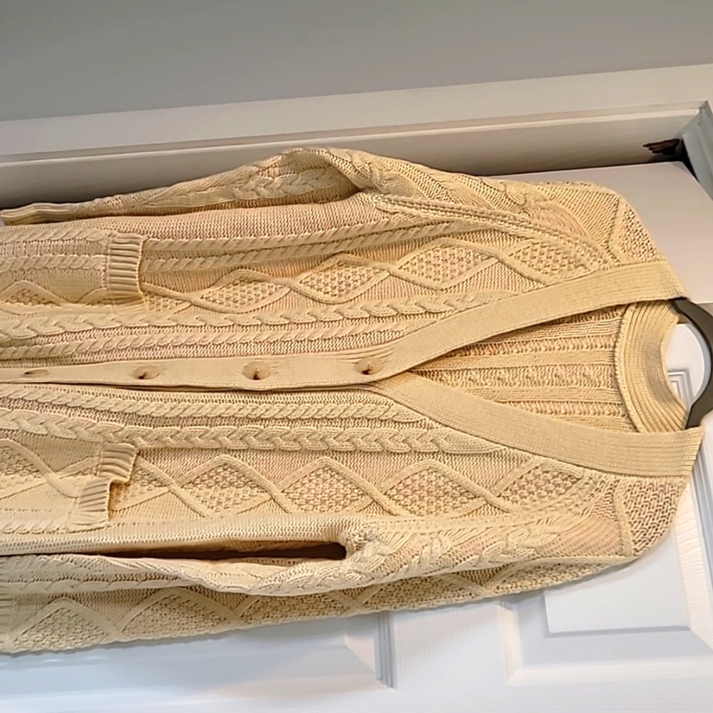 Cream Cardigan, Small